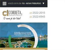 Tablet Screenshot of corretaimobiliaria.com.br