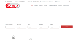 Desktop Screenshot of corretaimobiliaria.com